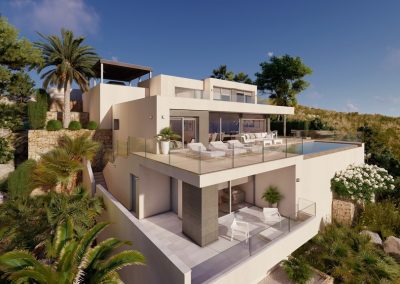 Contemporary project in high quality with infinity pool in Benitachell 1.824.000 €