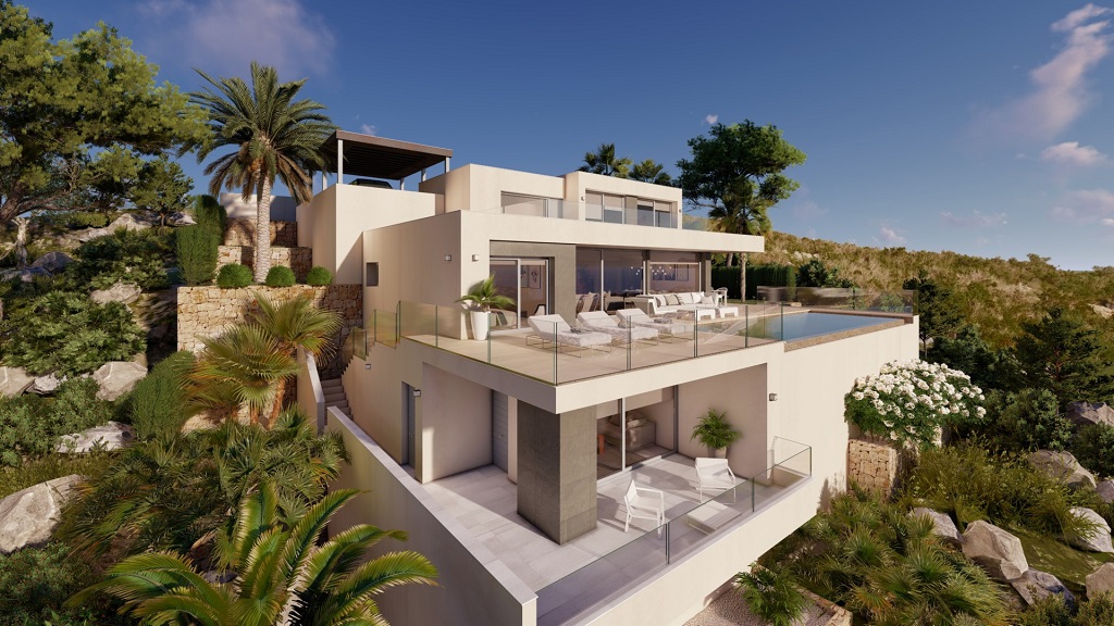 Contemporary project in high quality with infinity pool in Benitachell 1.730.000 €