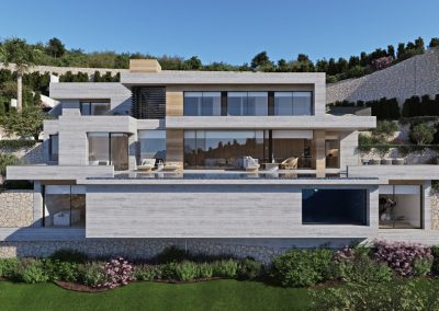 Stylish villa project with sea view for sale in Benissa Costa 3.125.000 €