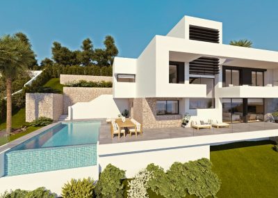 Modern villa project in high efficiency and quality with sea view 1.728.000 €