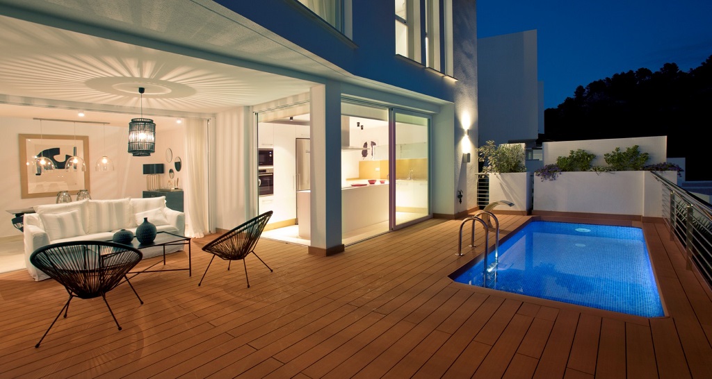 Spacious modern villa in residence complex mit wonderful sea view 1.050.000 €
