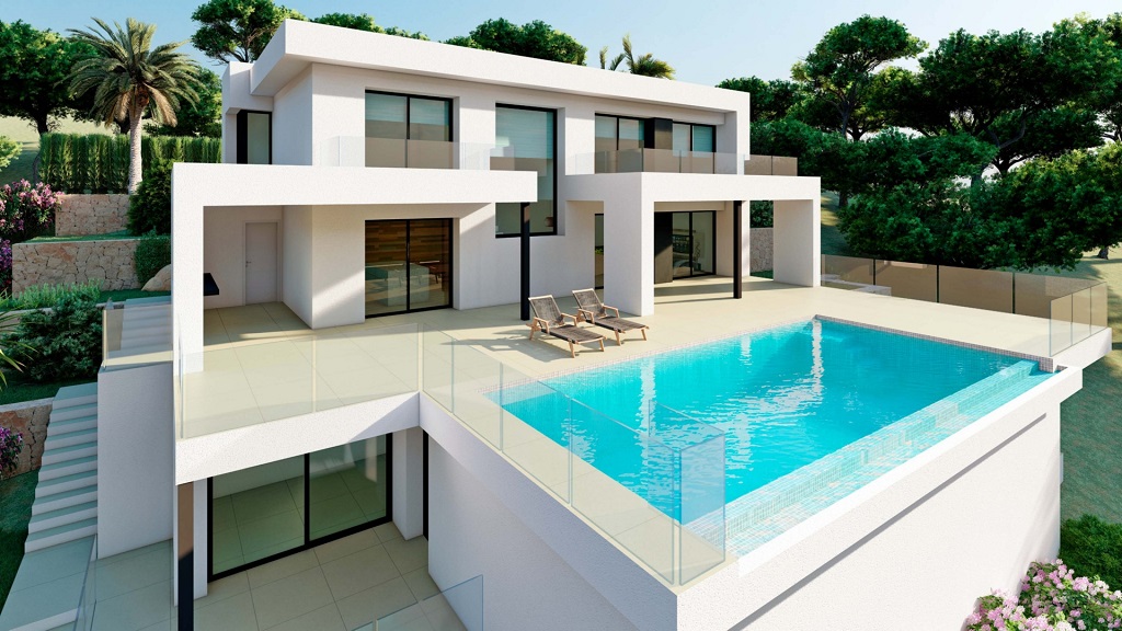 Dream villa with sea view and infinity pool for sale in Benitachell 2.065.000 €