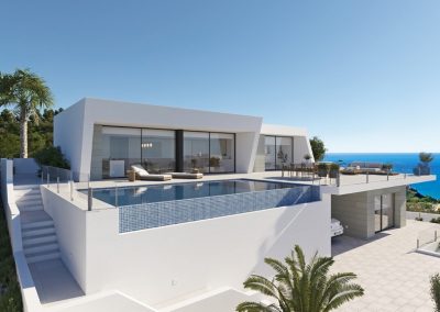 Modern project with pool in south-east facing position with sea views 1.562.000 €