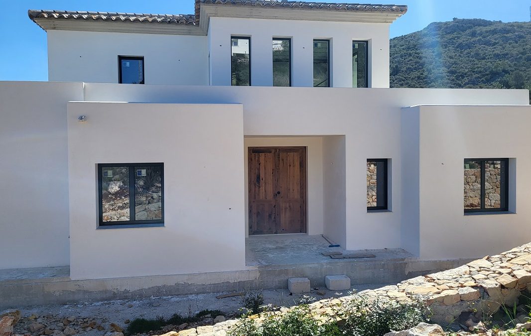 New build villa with sea view and pool at nature reserve for sale 1.050.000 €
